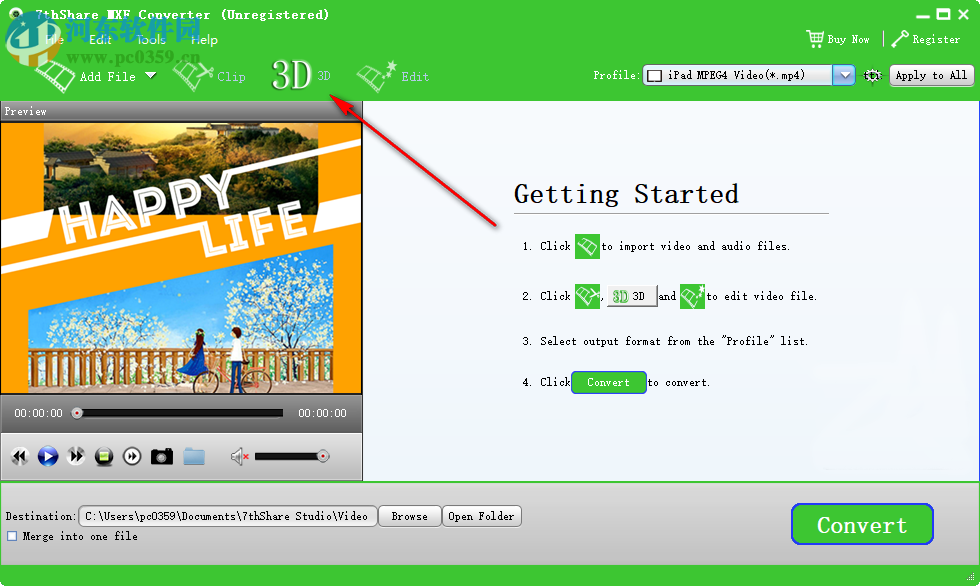 mxf格式转换器(7thShare MXF Converter) 3.8.8 官方版