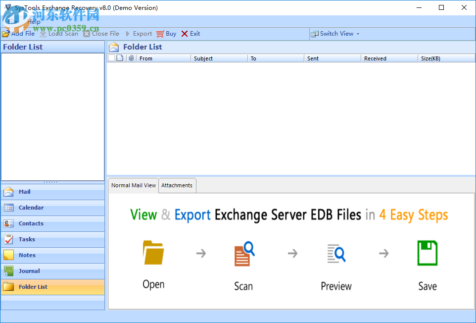 edb文件恢复工具(SysTools Exchange Recovery) 8.0 官方版