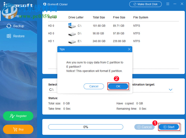 iSumsoft Cloner(系统分区备份软件) 3.1.1 免费版