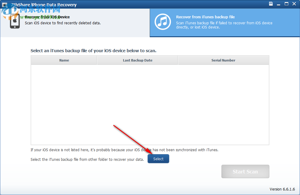 7thShare iPhone Data Recovery(苹果数据恢复软件) 6.6.1.6 官方版
