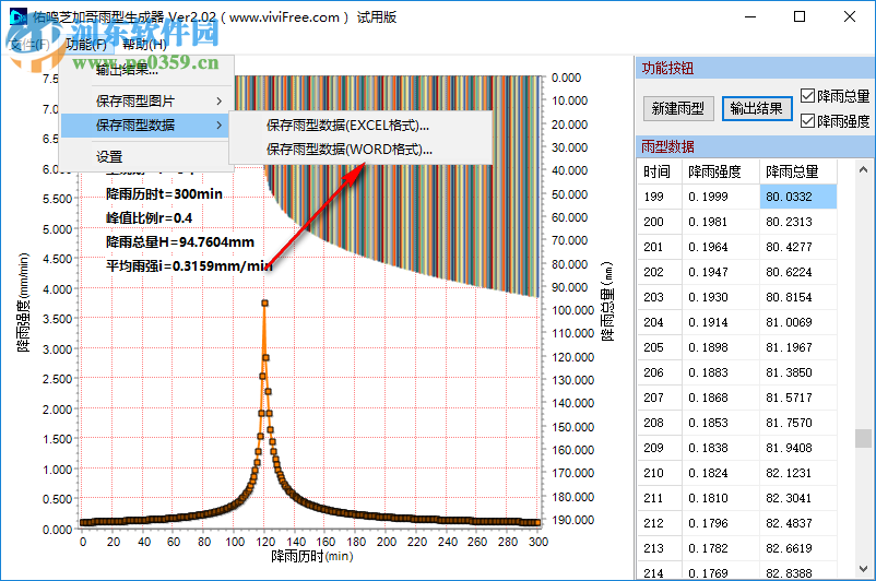 佑鸣芝加哥雨型生成器 2.02 绿色版