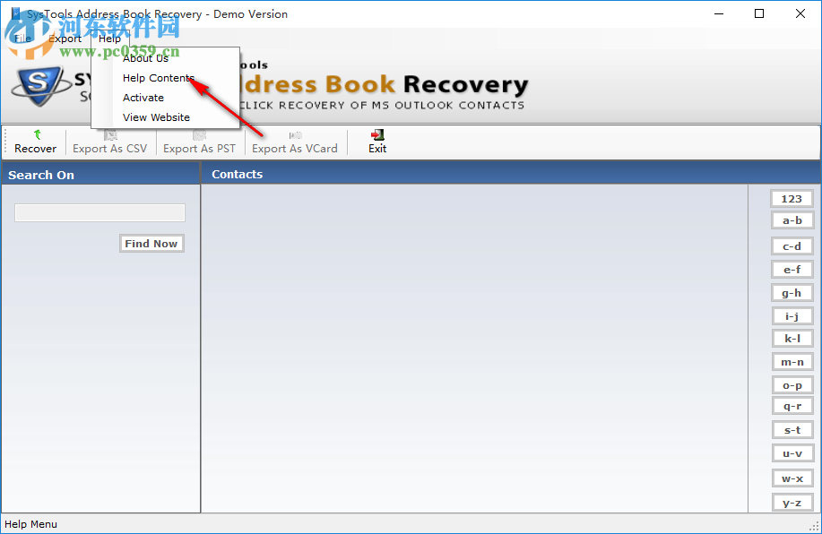 SysTools Address Book Recovery(通讯簿恢复软件) 2.0 官方版