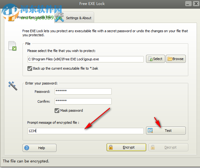 Free EXE Lock(程序加密软件)