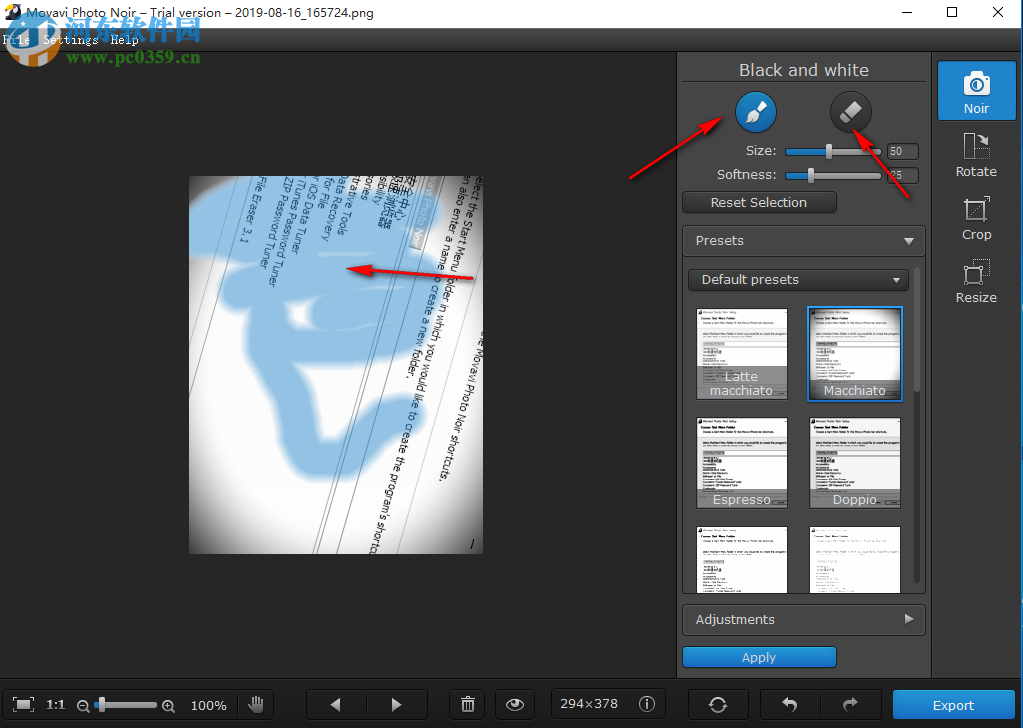 Movavi Photo Noir(照片转黑白软件) 1.0.1 官方版