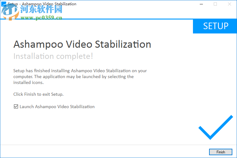 Ashampoo Video Stabilization(视频稳定处理工具) 1.0.0 官方版