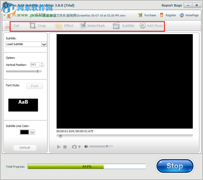 idoo Add Subtitles to Video(视频字幕添加软件) 3.0.0 官方版