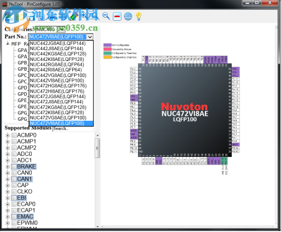 新唐单片机工具(NuTool-PinConfigure) 1.15.0006 官方版