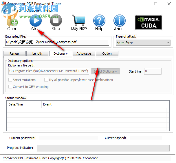 Cocosenor PDF Password Tuner(PDF密码恢复工具) 3.1.0 官方版