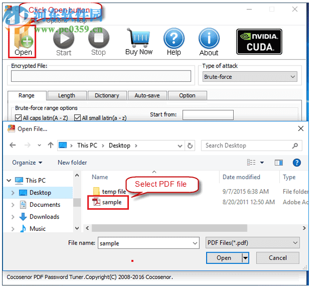 Cocosenor PDF Password Tuner(PDF密码恢复工具) 3.1.0 官方版