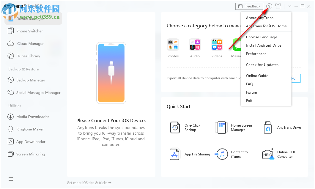 AnyTrans for iOS(IOS传输管理工具)