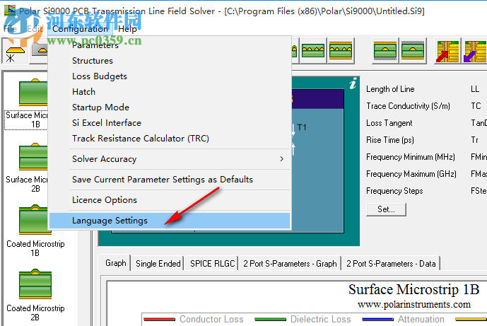 极性Si9000印刷电路板传输线场解算器 11.04 免费版