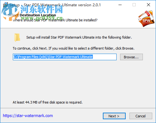 Star PDF Watermark Ultimate(PDF添加水印工具) 2.0.1 免费版