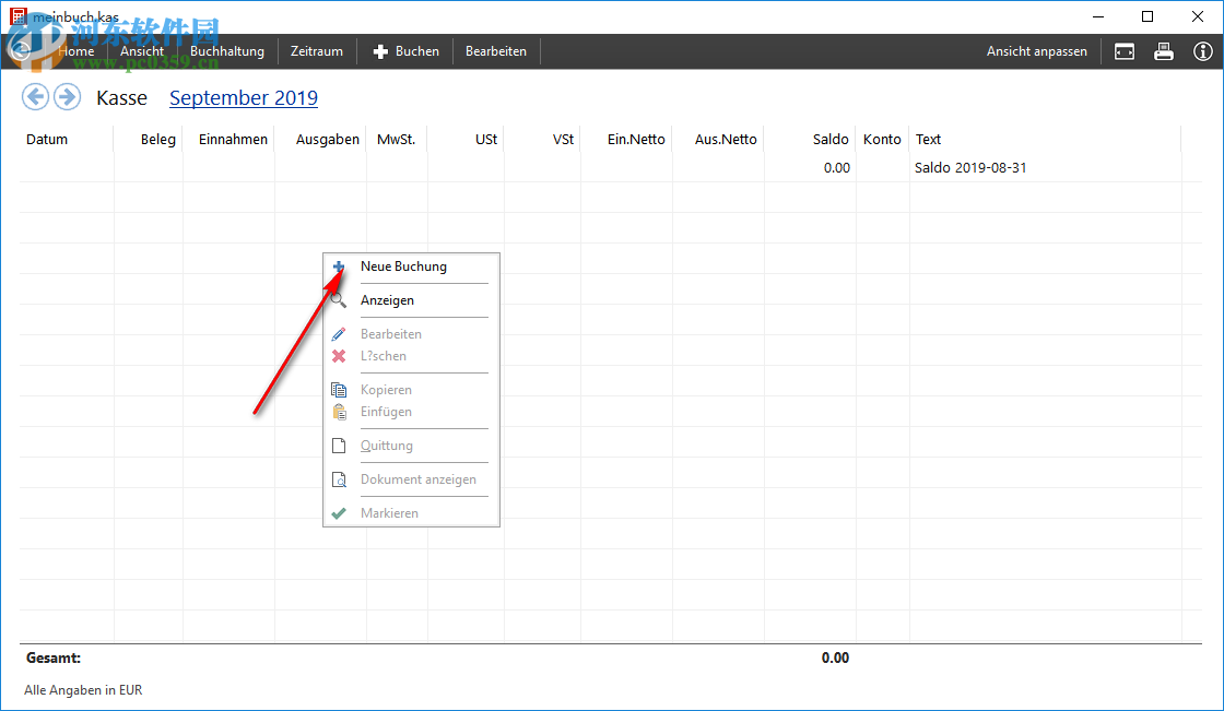 SoftwareNetz Cash Book(记账软件) 9.00 免费版