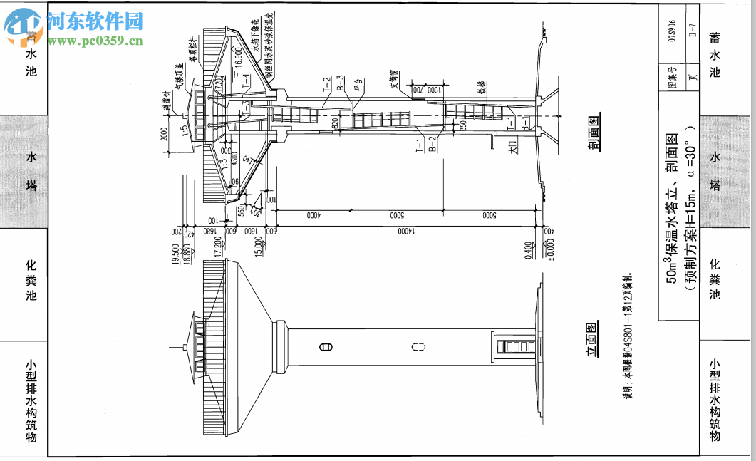 07s906给水排水构筑物设计选用图 pdf高清电子版