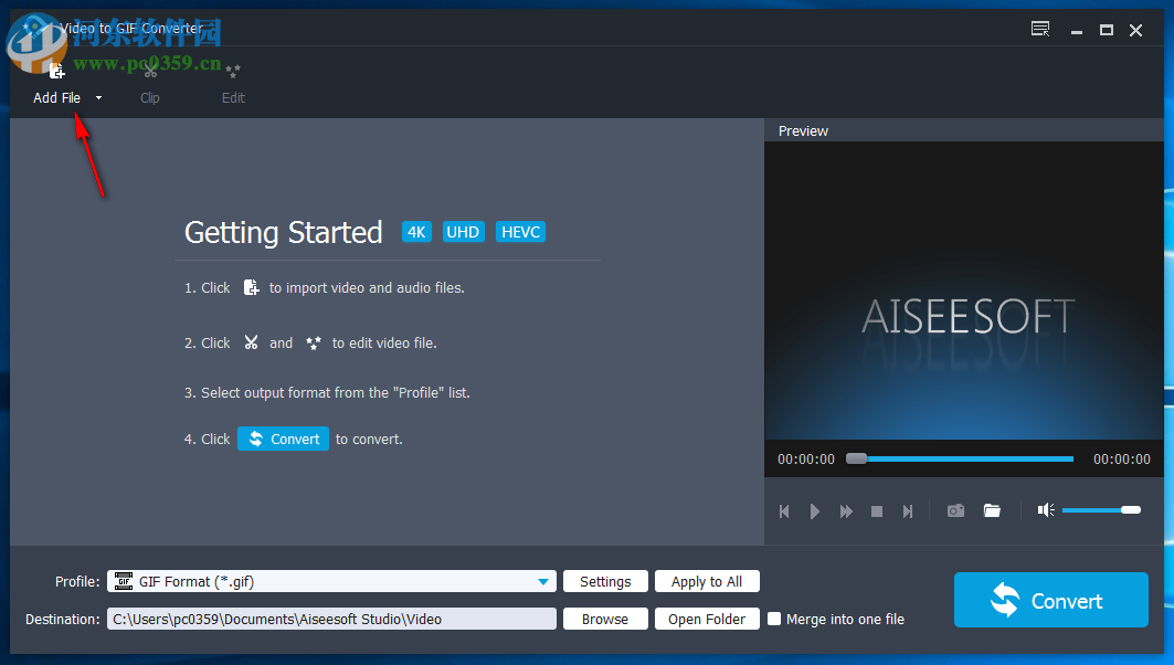 Aiseesoft Video to GIF Converter(视频转GIF) 1.1.12 官方版