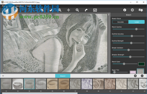 PhotoArtista Sketch(照片转素描软件) 2.00 官方版