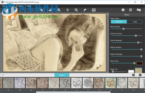 PhotoArtista Sketch(照片转素描软件) 2.00 官方版