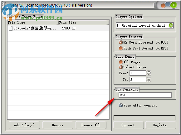 VeryPDF Scan to Word OCR Converter(OCR转换工具) 3.10 官方版