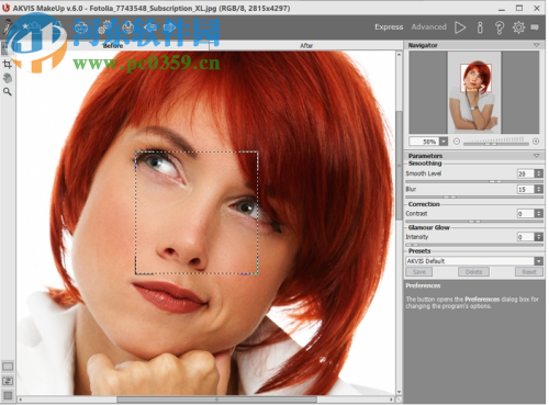 AKVIS MakeUp(人物磨皮插件) 6.0 免费版