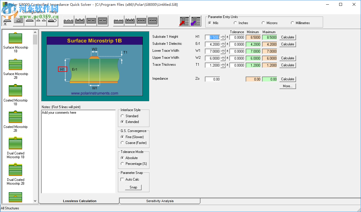 Polar Si8000阻抗设计软件 10.01 免费版