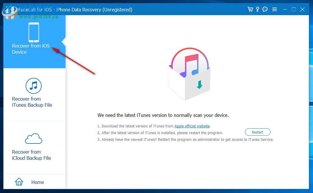 FoneLab iPhone Data Recovery(苹果手机数据恢复软件) 10.1.6 官方版
