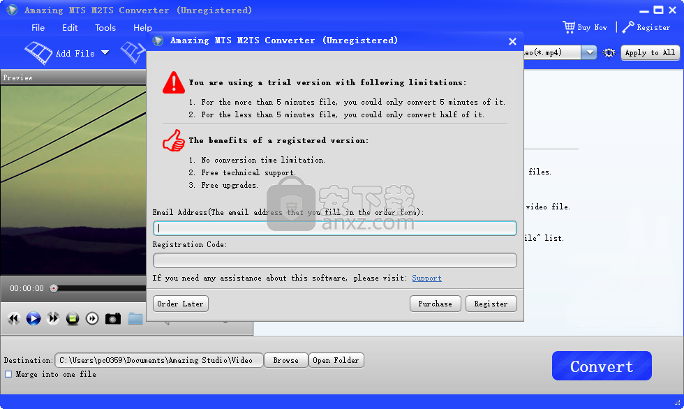Amazing MTS M2TS Converter(格式转换软件)