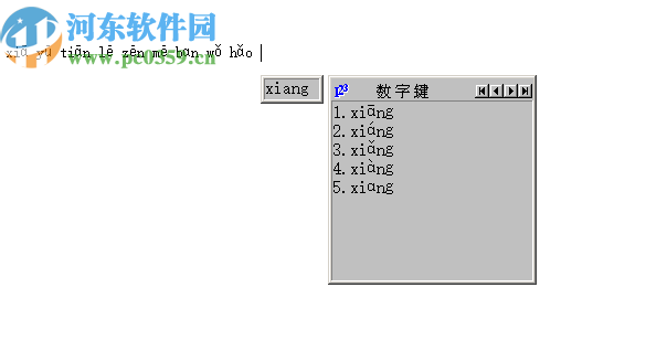 拼音声调输入法