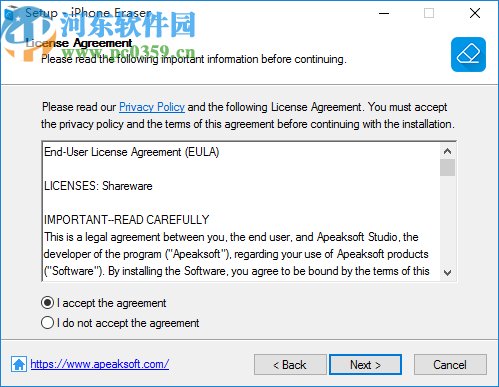 Apeaksoft iPhone Eraser(iPhone数据清除工具)