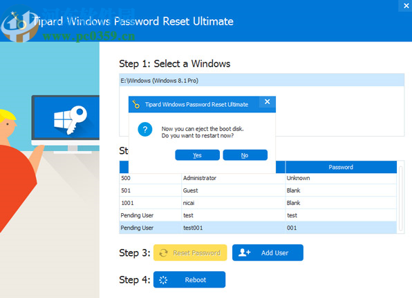 ipard Windows Password Reset(密码重置软件)