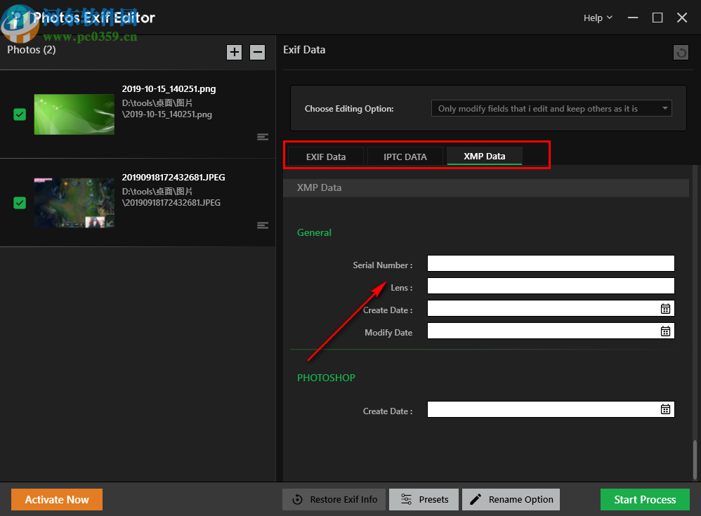 Photos Exif Editor(照片EXIF查看编辑工具)