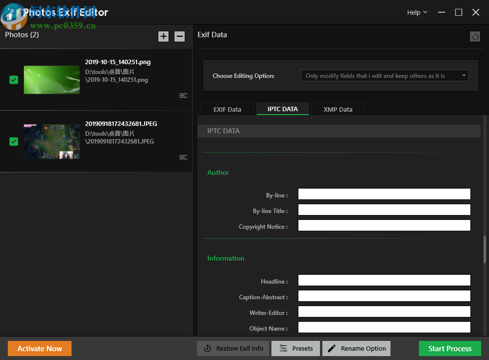 Photos Exif Editor(照片EXIF查看编辑工具)
