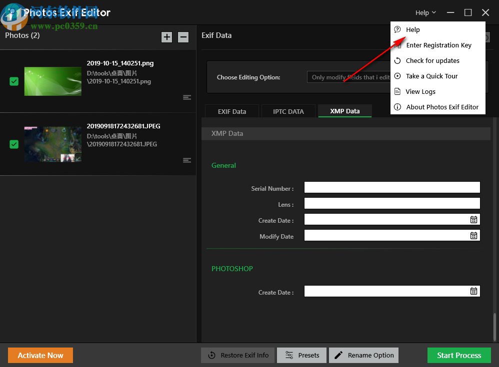 Photos Exif Editor(照片EXIF查看编辑工具)