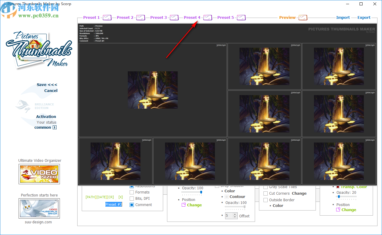Pictures Thumbnails Maker Platinum(缩略图制作软件)