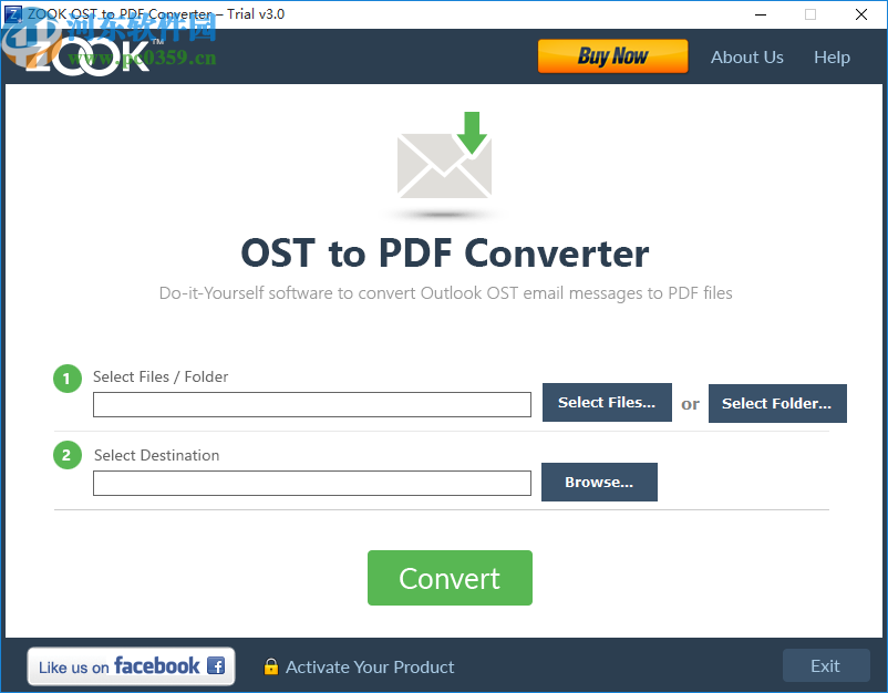 ZOOK OST to PDF Converter(OST转PDF文件工具)