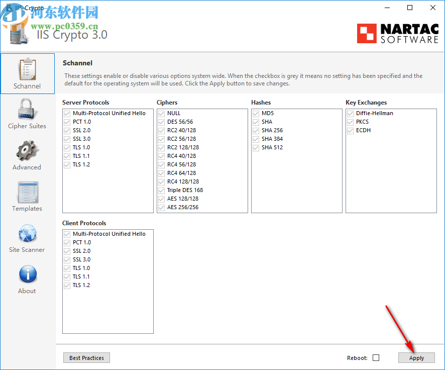 IIS Crypto(系统智能管理工具)