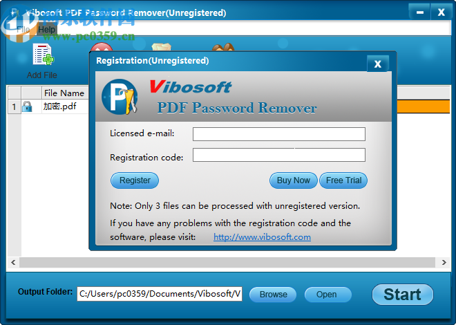 Vibosoft PDF Password Remover(PDF密码解除器)