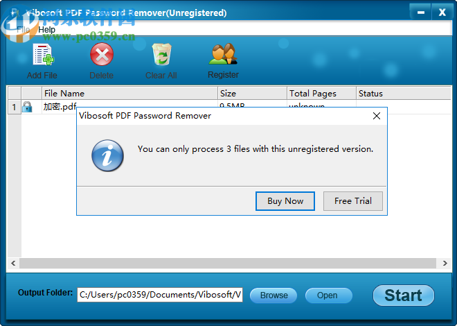 Vibosoft PDF Password Remover(PDF密码解除器)