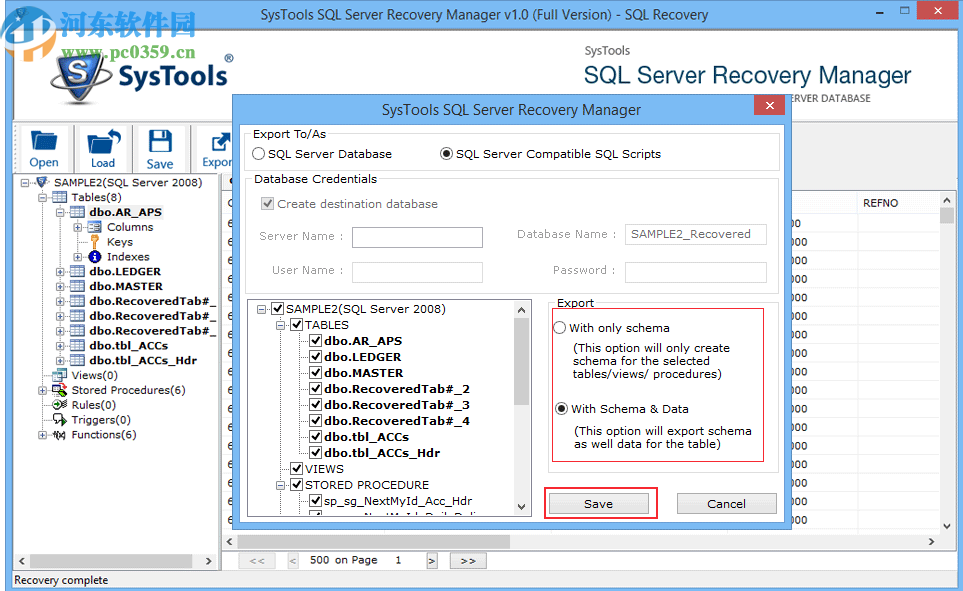 SysTools SQL Server Recovery Manager