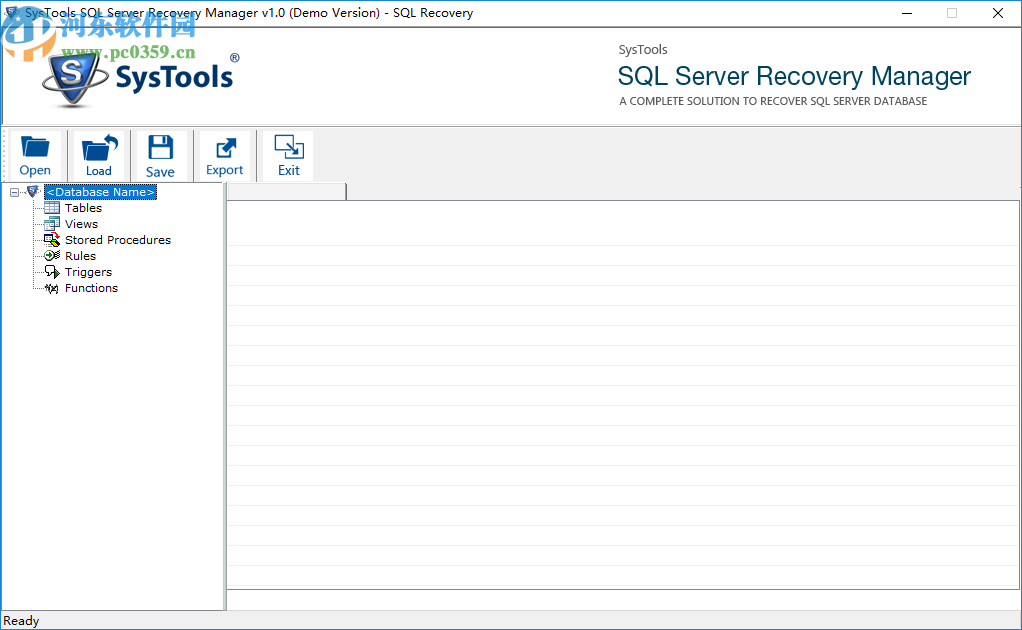 SysTools SQL Server Recovery Manager