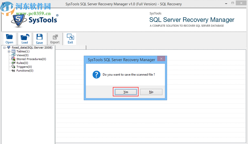 SysTools SQL Server Recovery Manager
