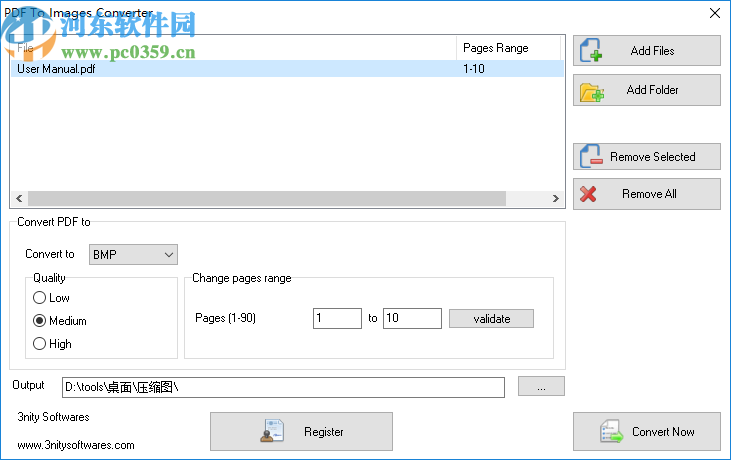 PDF to Images Converter(PDF转图片工具)