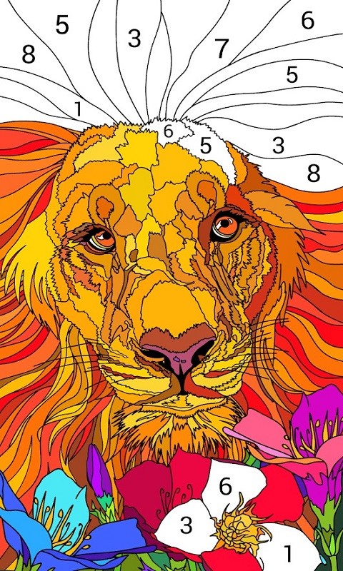 按数字编号上色的涂色书(4)