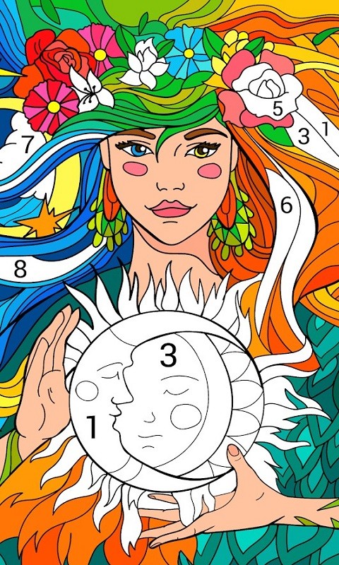 按数字编号上色的涂色书(5)