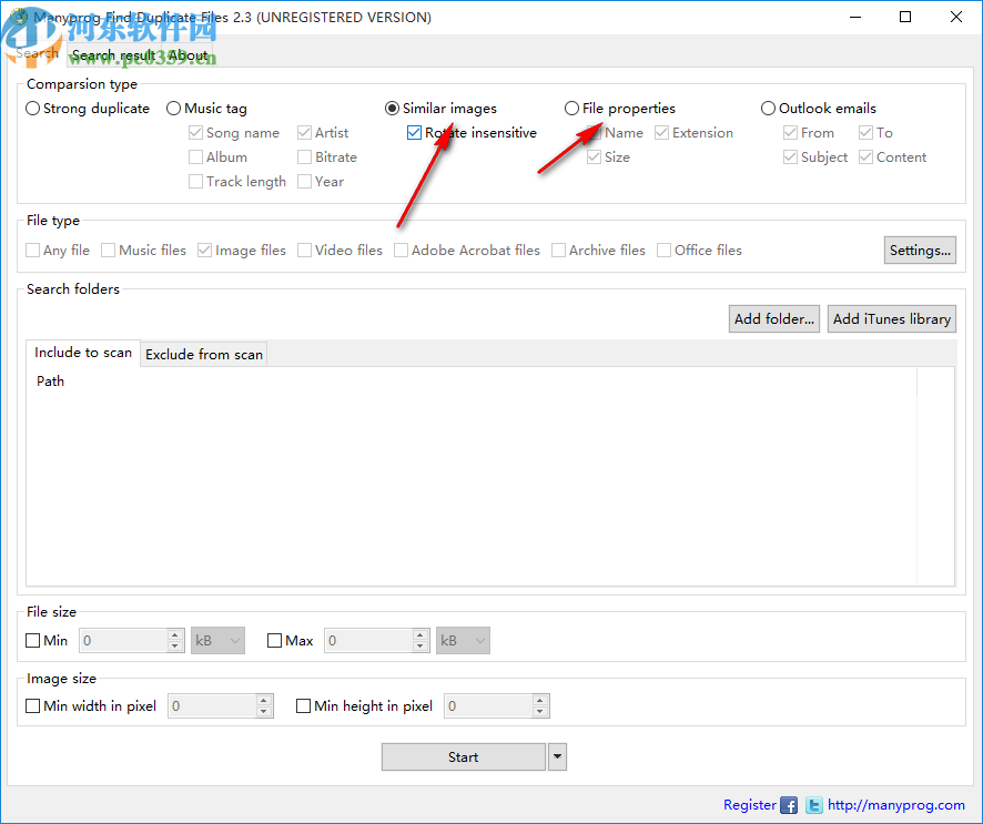 Manyprog Find Duplicate Files(重复文件查找软件)