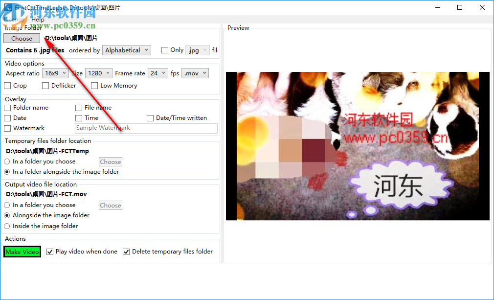 First Cut Timelapse(图片转换视频软件)