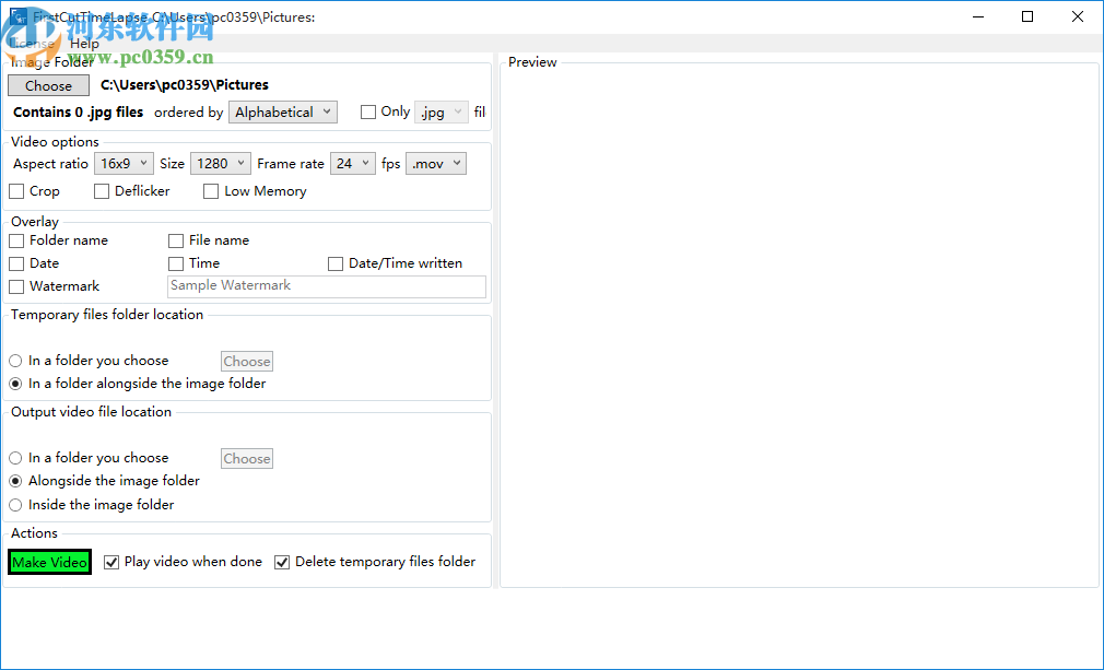 First Cut Timelapse(图片转换视频软件)