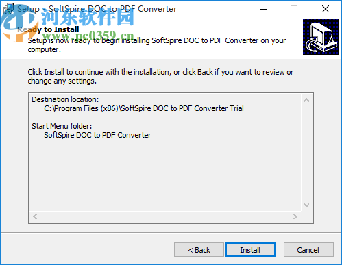 SoftSpire DOC to PDF Converter(DOC转PDF工具)