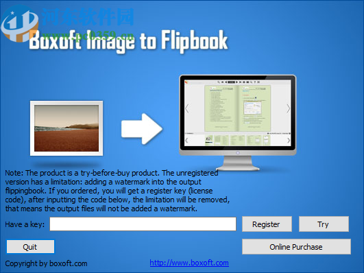 Boxoft Image to Flipbook(图片转翻页书工具)