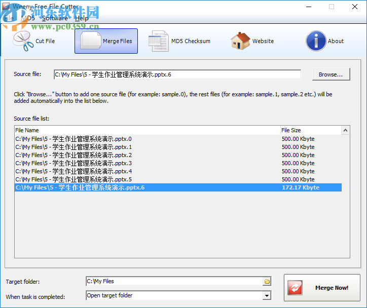 Weeny Free File Cutter(文件切割工具)