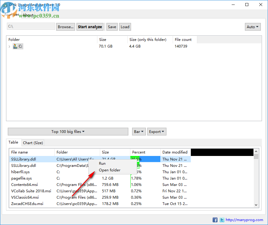 Disk Usage Analyzer Free(磁盘使用率分析工具)